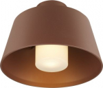 PHOTONI, ceiling-mounted light, conical, 1x max. 13W, E27, rust 1007582 | 4024163280990
