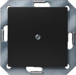 Blanking plate, 55x55mm, soft black, DELTA i-system 5TG2558-0SB | 4001869583747