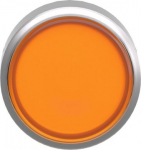 Head for illuminated push button, Harmony XB4, metal, orange flush, 22mm, universal LED, push push, ZB4BH053 | 3389110122718