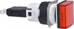 Complete pilot light, Harmony XB6, square red, plastic, 16mm, integral LED, 12...24V XB6CV4BB | 3389110764505