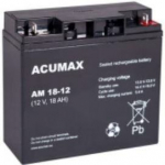 Battery 12V 18AH VRLA ACUMAX EMU AM18-12 | 5902367801793