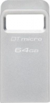 USB 3.2 Flash Data Traveler micro 64 GB, USB 3.2, Silver DTMC3G2/64GB | 740617328066