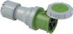 CEE connector 5x125A (3P+N+PE) 2h IP67 POWER TWIST with cap green 245-2 | 9003399119101