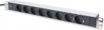 Digitus | Aluminum outlet strip with 8 safety outlets | DN-95401 | Sockets quantity 8 DN-95401 | 4016032266396