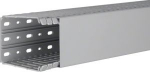 Slotted panel trunking made of PVC BA7 100x80mm grey BA7100080 | 4012740878678