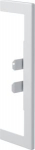 Wall cover plate for BRA 68x210mm lid 120mm of sheet steel in pure white BRA65210WB9010 | 4012740841948