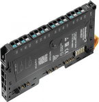 Remote I/O module, IP20, 8 digital outputs with 3-wire connection+FE (actuator supply included), max. 0.5A per channel, UR20-8DO-P 1315240000 | 4050118118247