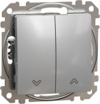 Roller Blind Push-Button 10A, professional, aluminium Sedna Design SDD113114 | 3606481479396