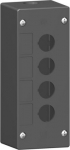 Empty control station-severe environments-black-4 cut-outs-4 vertical openings. range of product: Harmony XALG - product or component type: empty control station - device short name: XALG - product destination: for XB5 &Oslash; 22 mm control and signalling  ...