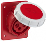 Panel socket 4x16A (3P+PE) 6h IP67 80x97mm 4142-6f8 | 9003399179082