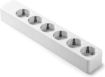 Socket block 6-way, FAMATEL, white FM9/406 | 8429760846031