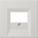 Cover plate for Audio/USB socket, light grey, LS LS969TLG | 4011377945906
