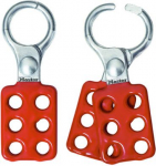 Aluminium lockout hasp &Oslash;6mm 120157 | 4011923629342