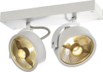 KALU 2 QPAR ceiling light, matt white, 2x ES111, max. 2x 75W 147311 | 4024163142427
