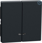 Schneider Electric Merten System M rocker with indicator MEG3420-0414 is in color anthracite for double switch or button. This rocker with indicator belongs to M-Arc, M-Elegance, M-Plan, M-Plan glass, M-Smart, M-Star, System M aesthetic group. The de ...