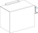 End feed unit, Canalis KSA1000, aluminium, 800/1000A, left mounting, without line protection, 3L+N+P KSA1000ABG4 | 3606480003479