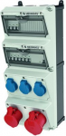 AMAXX Socket block with RCD type A, 1xCEE 32A 5P 400V, 1xCEE 16A 5P 400V, 3xSCHUKO 16A 230V, IP44 940005 | 4015394223559