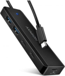 AXAGON USB-C 5Gbps TRAVEL Hub | HUE-C2C HUE-C2C | 8595247909510