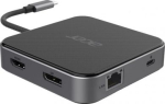 Acer 7-in-1 USB Type-C Dock | Ethernet LAN (RJ-45) ports 1 | DisplayPorts quantity 1 | HDMI ports quantity 1 HP.DSCAB.013 | 4712842946397
