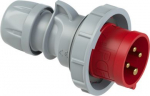 CEE Industrial plug 4x16A (3P+PE) 6h IP67 TT SHARK red/grey 0142-6TT | 9003399590207