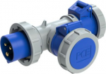 T-Connect 2x16/3 Plug 16/3 6h IP67, blue/grey 94326103 | 9003399736902