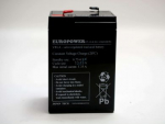 Battery 6V 4.5AH VRLA EUROPOWER EP4.5-6 | 5902367800024