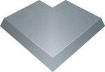 blind lid ext. corner 800mm 100mm e.w. f AK f dry care, width=400mm, height=70mm AKBA4000701V | 4012002242964
