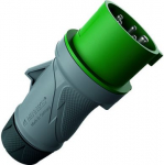 CEE Industrial Plug PowerTOP XtraR 5x32A 2h 500V IP54 green/grey 13587 | 4015394296607