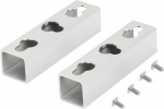 Mounting-accessory wall-mount for UVC AIR TUBE. Product features: Material: anodised aluminum. Product benefits: Mounting brackets for horizontal or vertical wall-mounting position. 4058075615380 | 4058075615380