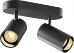 ASTO TUBE, ceiling-mounted light, cylindrical, GU10, 2x max. 10 W, black 1006425 | 4024163266154
