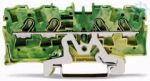 4-conductor ground terminal block 4 mm&sup2;, green-yellow 2004-1407 | 4017332071833
