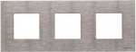 N2273 OX 3 set frame, stainles steel, 2 modules Zenit 2CLA227300N4002 2CLA227300N4001 | 8427238072982
