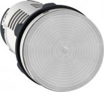 Round pilot light &Oslash; 22, clear, integral LED, 24 V, screw clamp terminals. range of product: Harmony XB7 - product or component type: monolithic pilot light - device short name: XB7 - mounting diameter: 22 mm. XB7EV07BP | 3389119041201