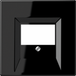 Cover plate for Audio/USB socket, black, LS LS969TSW | 4011377867901