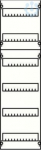1V2-150 distribution board OH2 1PW 150mm 2CPX077808R9999 | 4011617778080