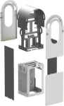 Kit enclosure, EVlink Pro AC Metal, for 2 floor-standing charging stations, steel EVA1RFKS2 | 3606482185487