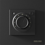 Electronic thermostat, 3600W, 16A, IP20, black MST-9n | 4751028124198