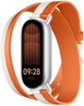 Xiaomi Dual-tone Leather Strap | 140&ndash;180mm | White and Orange | Calf Leather, PU (inside) BHR8724GL | 6941812789780