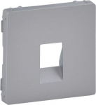 Cover plate Valena Life - loudspeaker socket - aluminium 755362 | 3414970460271