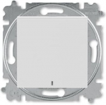 Push switch, 1 gang 1 way with LED lamp 2CHH599147A6016 | 8592624109198