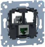 Data socket, 1-gang, RJ45 Cat.6A, STP, straight, Merten MEG4576-0021 | 4042811175351