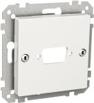 Central plate, Exxact, for D-sub 1x9 pole, white WDE002443 | 3606480207853