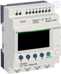 Compact smart relay Zelio Logic, 12 I O, 24 V DC, clock, display. range of product: Zelio Logic - product or component type: compact smart relay. SR2B121JD | 3389110549171