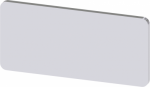 Labeling plate for snapping on or gluing to label holder, label size 12.5x27mm, silver label, black font, without inscription, for self-labeling 3SU1900-0AC81-0AA0 | 4011209973213