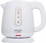 Adler Kettle | AD 1373 | Electric | 850 W | 1 L | Polypropylene | 360&deg; rotational base | White AD 1373 | 5905575901613