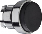 Head for non illuminated push button, Harmony XB4, black projecting pushbutton 22mm push unmarked ZB4BH2 | 3389110888553