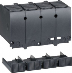Terminal shield, ComPacT NSX100/160/250 DC, 4P, upstream/downstream, series connection of poles LV438326 | 3606480073212