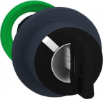 Head for key selector switch, Harmony XB5, flush mounted 8D1 2 pos stay put ZB5FG4D | 3606481339409