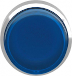 Head for illuminated push button, Harmony XB4, metal, blue projecting, 22mm, spring return, universa ZB4BW163 | 3389110889888