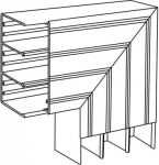 Thorsman - FED-LS5630 - bend 90&deg; - white 5440308 | 7315880005292